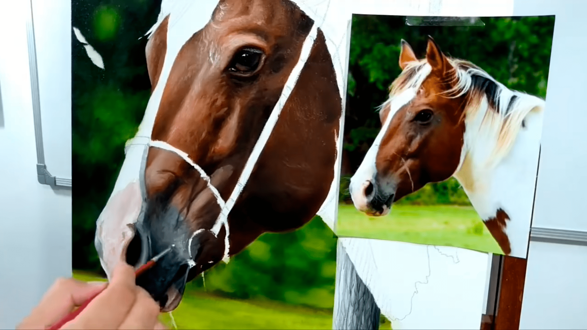 Dicas de como pintar a cabeça de um Cavalo - Paint Horse - Elton Brunetti