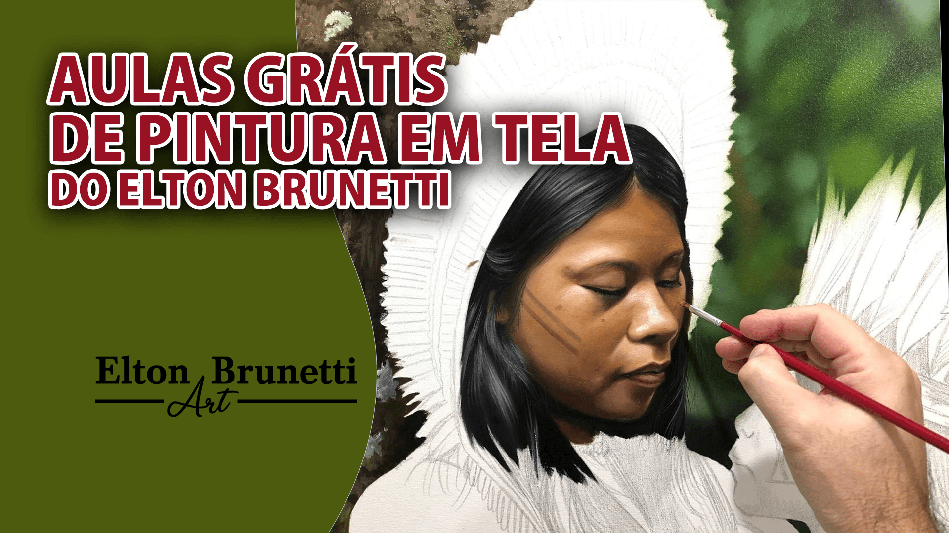 Curso de Desenho para Pintura em Tela - Elton Brunetti Art